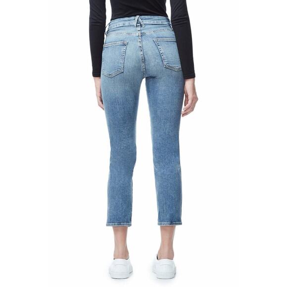 Good American Good Cuts Distressed Blue Jeans Size 10/30 Stretch Blue012 Women’s - Picture 3 of 8